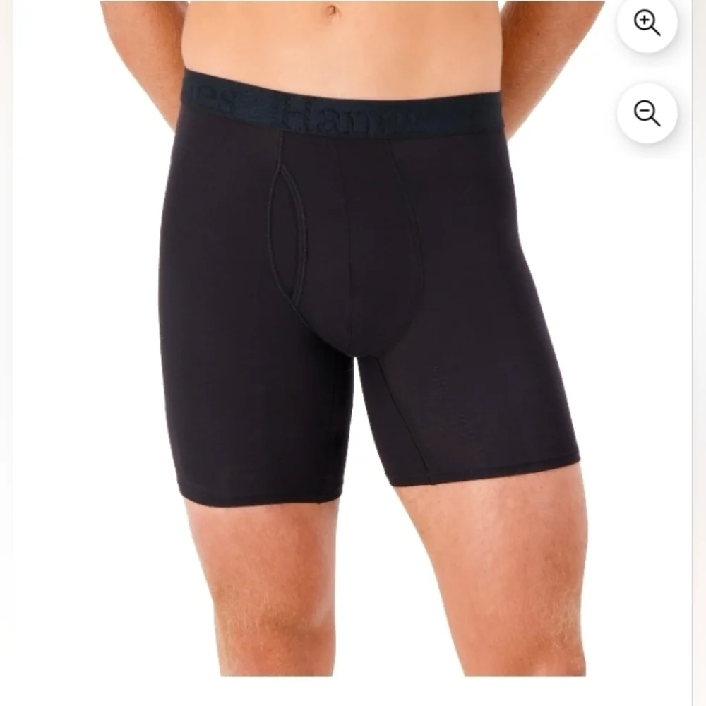 Hanes Originals Men's SuperSoft Boxer Brief Underwear, 3-Pack, Size L 36-38